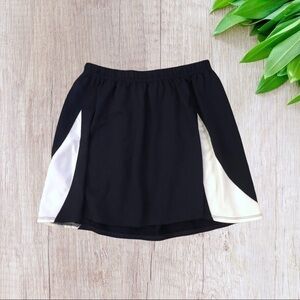 Under Armour Perforated Panels Athletic Skirt Navy White Small